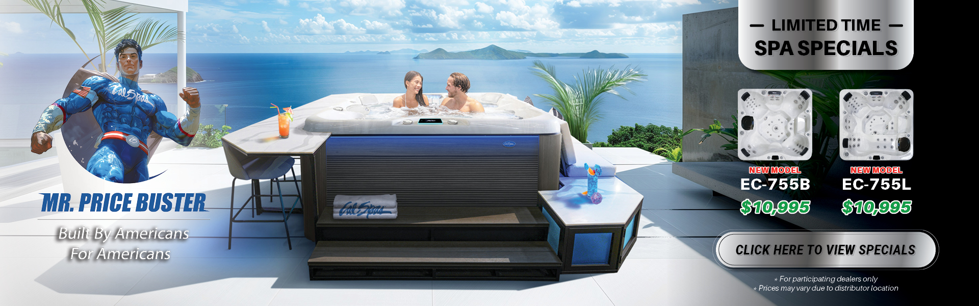 Calspas hot tub being used in a family setting - Cambridge