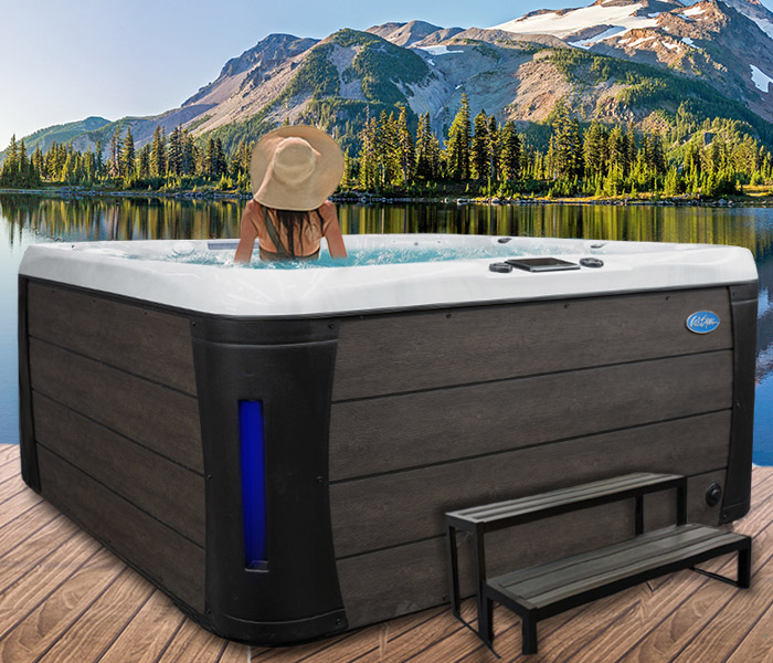Calspas hot tub being used in a family setting - hot tubs spas for sale Cambridge